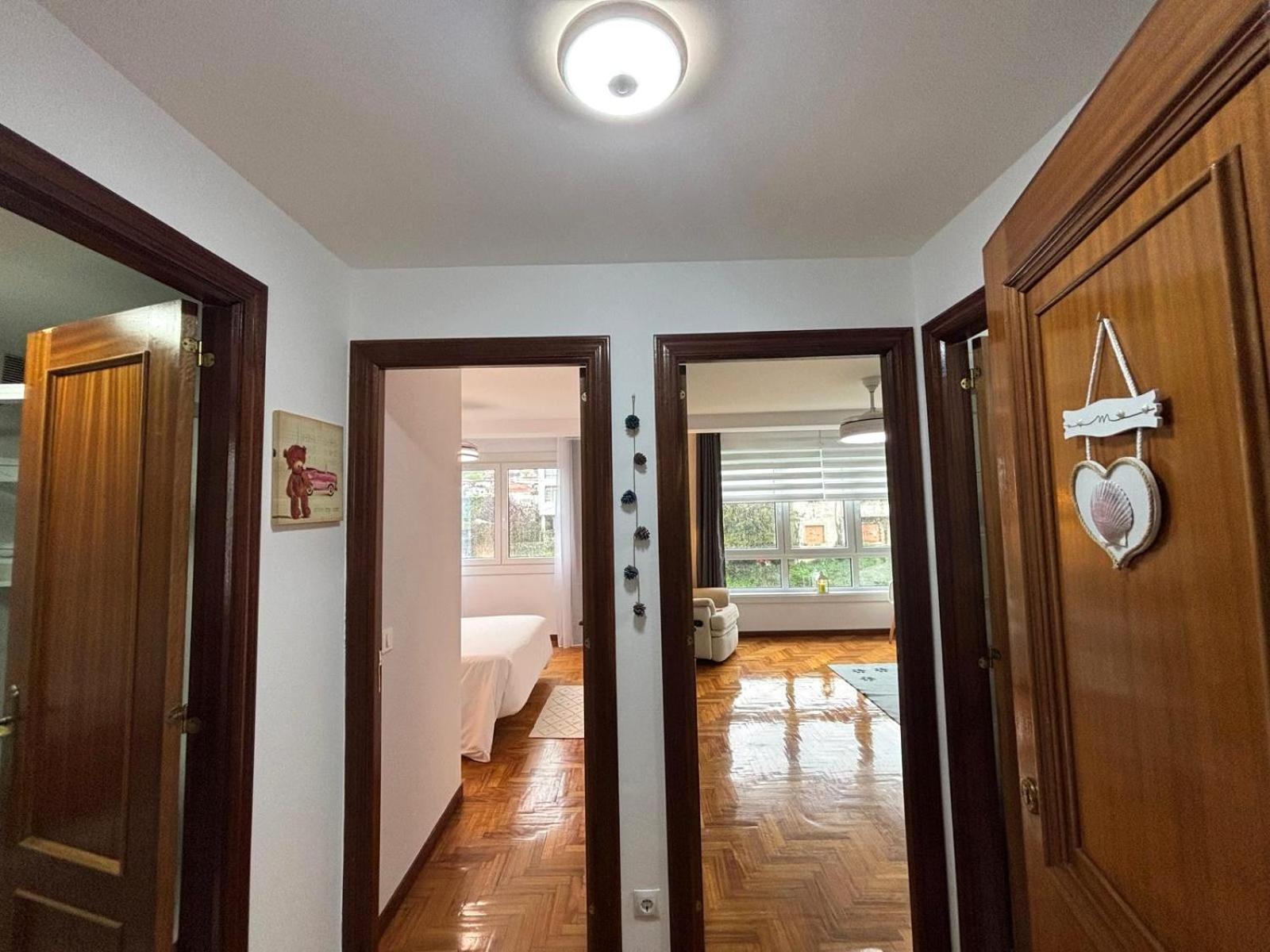 Holibai, Amodino, Agradable Y Hogareno Apto Con Parking, Baiona Esterno foto